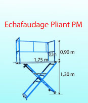 Echafaudage pliant cadette